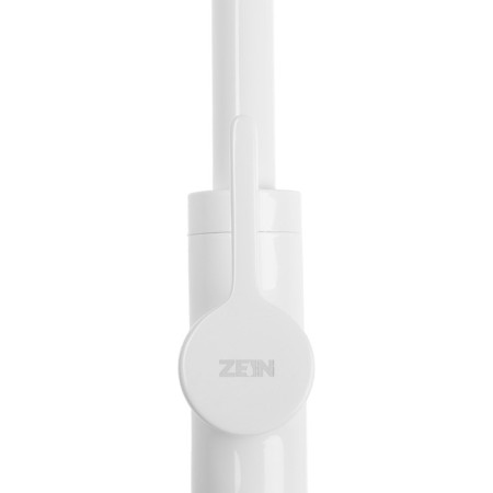 Kitchen mixer Zein Z6971, single -leaf, cartridge ceramics 40 mm, brass, white-5