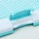 Dog toilet with a grid and a column, 63.5 x 47 x 5 cm, blue