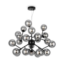 Suspension lamp Maytoni Mod545PL-24B, 24XG9, 28W, 65x65x146.5 cm, Black color