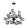 Suspension lamp Maytoni Mod545PL-24B, 24XG9, 28W, 65x65x146.5 cm, Black color
