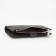Women's wallet on the button, black color