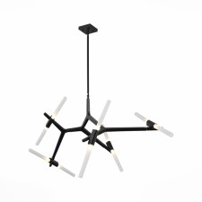 Ceiling Ceiling ST LUCE. SL947.402.10. Laconicita. 10x5 watts, G9, 4000k, 160x40x95 cm, black color