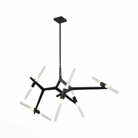 Ceiling Ceiling ST LUCE. SL947.402.10. Laconicita. 10x5 watts, G9, 4000k, 160x40x95 cm, black color