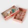 New Year. Box for 8 sweets, 9.8 x 17.7 x 3.5 cm, confectionery packaging