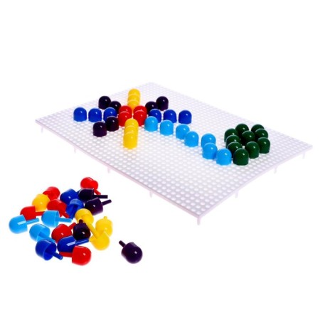 Mosaic round, 60 elements of 15 mm, 6 colors-5