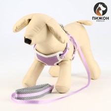 A set of ammunition with a soft harness, s, leash 120 x 1 cm, Osh 20-35 cm, og 20-35 cm, lilac 71490