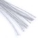 Wire with pile for crafts "Shine", set 50 pcs, size 1 pc: 30 × 0.6 cm, silver color