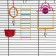 A set of bird toys (bath, feeder, mirror, swing, ladder), 35 x 28 cm