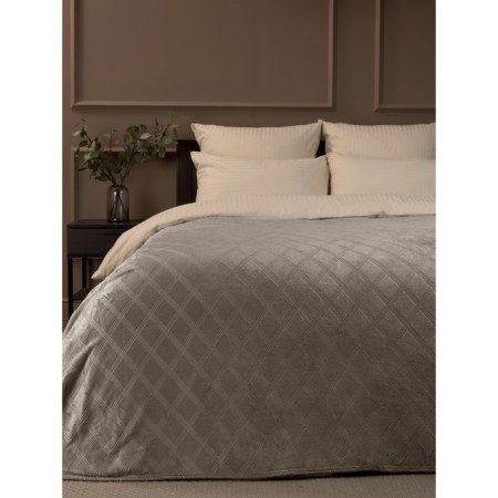 Texrepublic blanket, size 200x220 cm, beige color-2