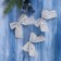 Christmas tree decoration "Silver" (set 6 pcs) 6x6.5 cm