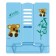Book stand 15.2 x 15.2 x 12.5 cm "animals", metal, mix