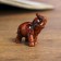 Souvenir Polystone "Elephant baby" under the red tree 3.5x4x1.8 cm