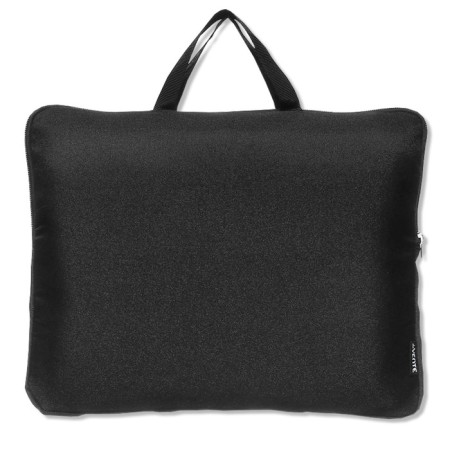 Folder (bag) with handles for A4 laptop (340 x 250 mm), textile, 3 external pockets, devente black-2
