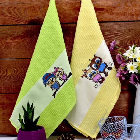 Set of Diva Afrodita "Owl", size 40x60 cm, 2 pcs-1