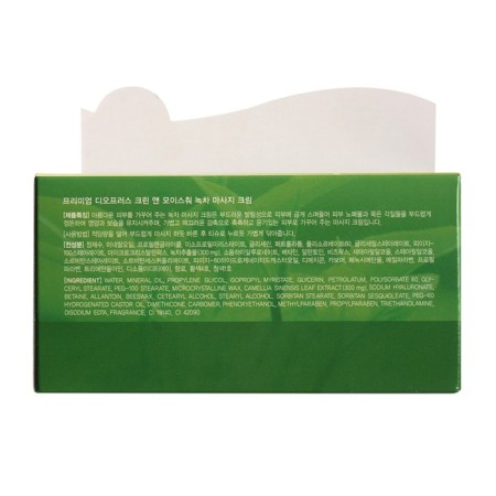 Massage cream Premium Deoproce Clean & Moisture Green Tea, 300 grams-1
