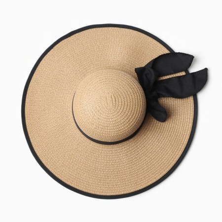 Women's hat minku, light brown color, rr 58-3
