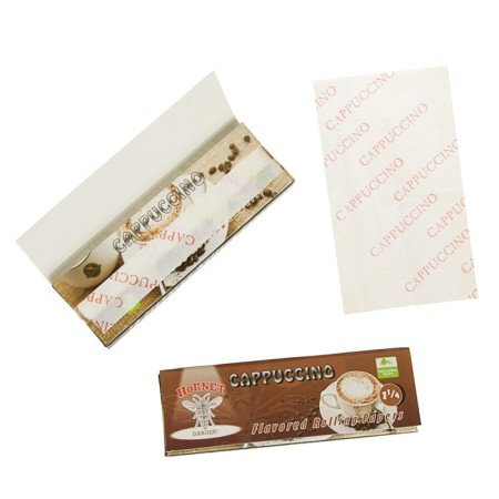 Cigarette paper, the aroma of Kapuchino, 7.6 x 4.5 cm, 50 sheets-1