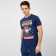 New Year's T-shirt, dark blue color, size 50