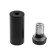 Remote holder for signs, 16x40 mm, black color, set 6 pcs.