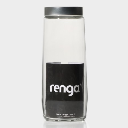 Glass Bank for bulk products with a metal cover "VOKA", 1.5 liters-5