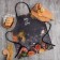 Apron kitchen "spices" 70x60 cm, 100% cotton, sarzha 190 g/m2