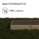 Glocked bed, 295 × 100 × 15 cm, Greengo