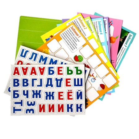 Magnetic game "Magnetic ABC with tasks"-1