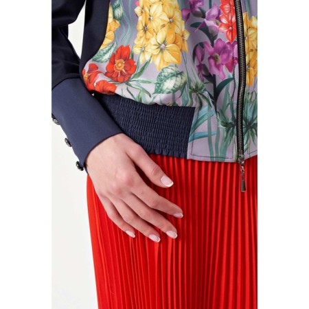 Female jacket, size 42, blue color-8