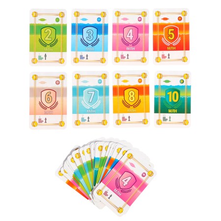 Board game "Millionaire", 80 cards-3