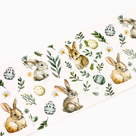 Kulich rim with a place for eggs "Bunny", 41.6 x 10 cm-4