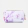Cosmetic bag with lightning, white/pink color