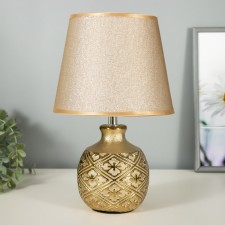Goldis table lamp E14 40W gold 20x20x32 cm Risalux