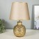 Goldis table lamp E14 40W gold 20x20x32 cm Risalux