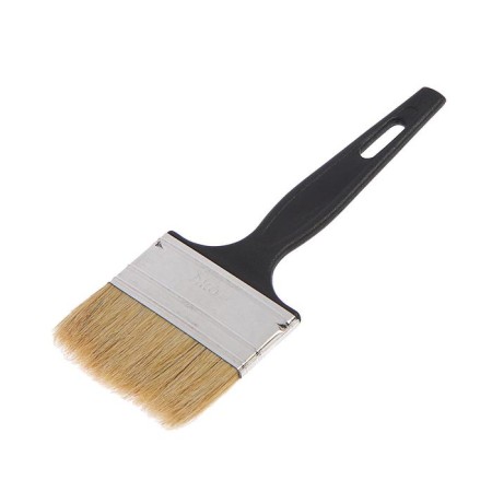 Brush flat "Akor" standard, natural bristles, plastic handle, 70x6 mm