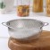 A colander made of stainless steel "Marco", d = 19 cm, two handles, chrome color