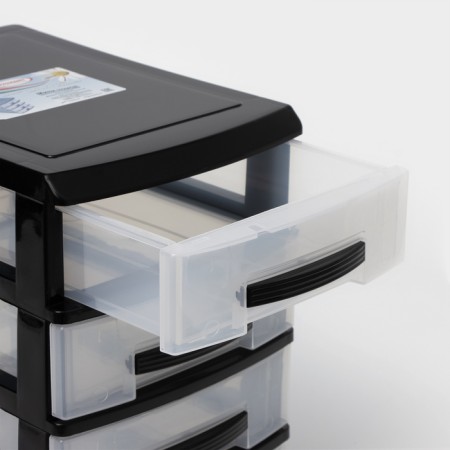 Mini-code 4 sectional, black/transparent color-4