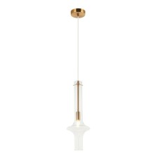 Suspension lamp GLASO 1XE14 40W, size 16x16x52.5-150 cm, bronze color