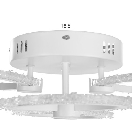 Ring chandelier LED 80W white 2700-6400K 60x45x14-6