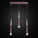 Suspended Citilux “Vegas” CL227033, 55x9x50 cm, 3x7W, LED, brown color