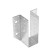 The support of the tundra bar Krep, open, 143x125x60x2 mm, zinc, in packaging 1 pc.
