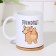 Sublimation mug "This is the experience", with application