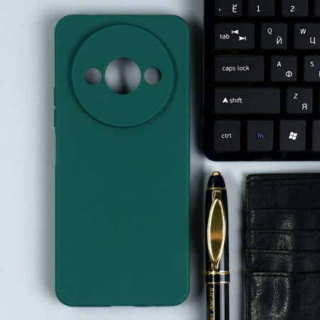 Borasco Mate case for Xiaomi Redmi A3, silicone, green-1
