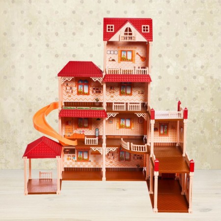 House for dolls "My dear house", with dolls 2 pcs., 388 details, with accessories-8