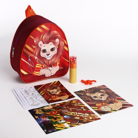 Gift set for a boy with a backpack "World of Magic"-1