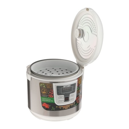 Optima MC-5101, 900 W, 5 L, 11 programs, silver/white-2