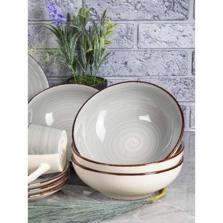 Elrington table set “Airgraph. Light graphite ", 17 objects-4