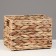 Stelly basket "Golden Kolos", 21x15x15 cm, sand