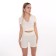Female set (top, shorts), beige color, One size (42-46)