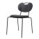 Hillen chair, 565 × 445 × 785 mm, black color
