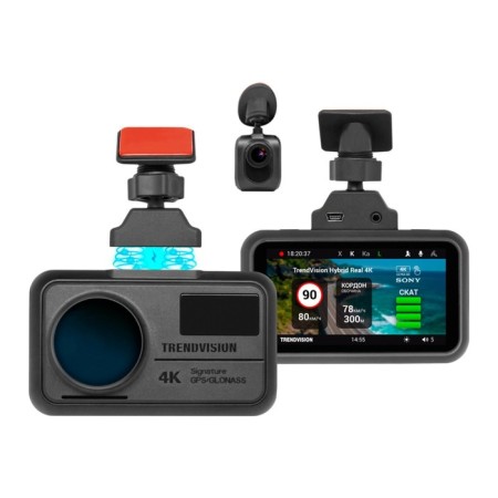 DVR with a radar detector Trendvision Hybrid Signature Real 4k 2CH, 4K Ultra HD-1